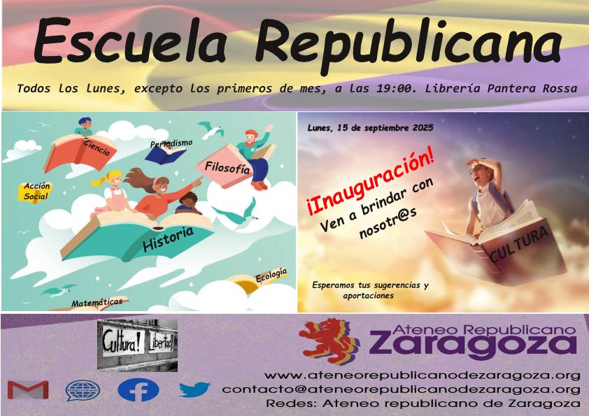 Inauguración de la Escuela Republicana @ La Pantera Rossa