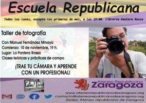 Taller de Fotografía con Manuel Fernández Minaya @ La Pantera Rossa