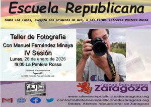 Taller de Fotografía. IV sesión @ La Pantera Rossa