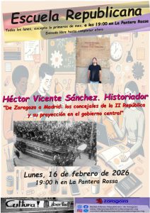 De Zaragoza a Madrid: los concejales de la Segunda República y su proyección en el Gobierno central (1931-1936). Héctor Vicente Sánchez @ La Pantera Rossa