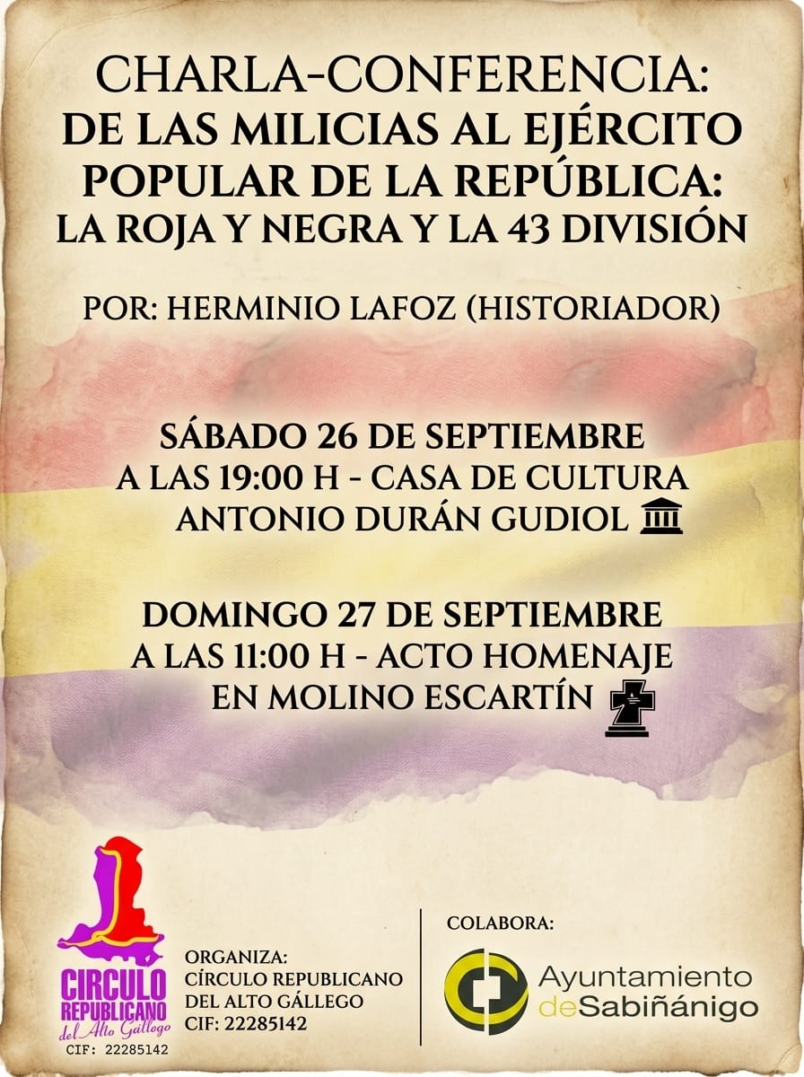 Homenaje Cementerio Molino Escartín 27.09.2026